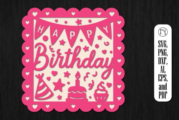 Download Cricut Birthday Gift Card SVG Cut File - Card Collection