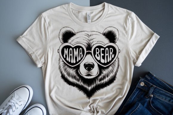 Download Mama Bear Face Sunglasses Mother's Day - Premium Bundle