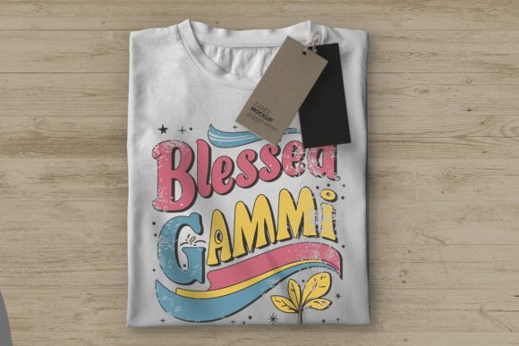 Download Blessed Gammy SVG, Retro Varsity Design - Gammy Collection